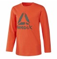 T-shirt med lång ärm Barn Reebok Boys Training Essentials Orange