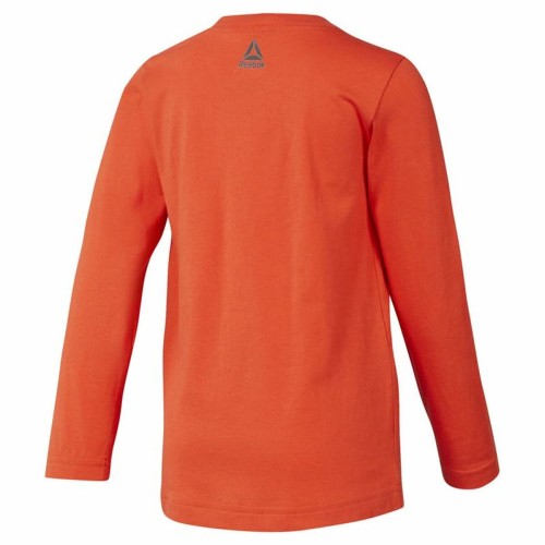 T-shirt med lång ärm Barn Reebok Boys Training Essentials Orange