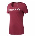 T-shirt med kortärm Dam Reebok Linear Hot Rosa