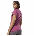 T-shirt med kortärm Dam Reebok Linear Hot Rosa