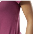 T-shirt med kortärm Dam Reebok Linear Hot Rosa