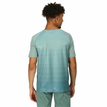 T-shirt med kortärm Herr Regatta Pinmor Aquamarine