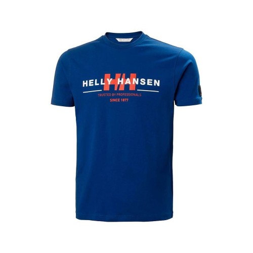 T-shirt med kortärm Herr NORD GRAPHIC Helly Hansen 53763 607  Blå Rosa