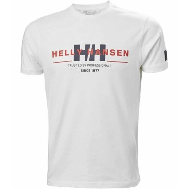 T-shirt med kortärm Herr RWB GRAPHIC Helly Hansen 53763 001 Vit