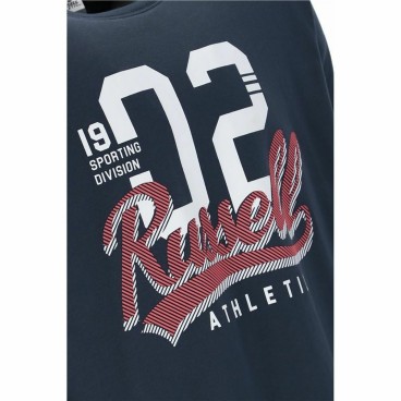 T-shirt med kortärm Herr Russell Athletic Amt A30101 Mörkblå