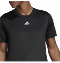 T-shirt med kortärm Herr Adidas Aeroready HIIT Back Svart