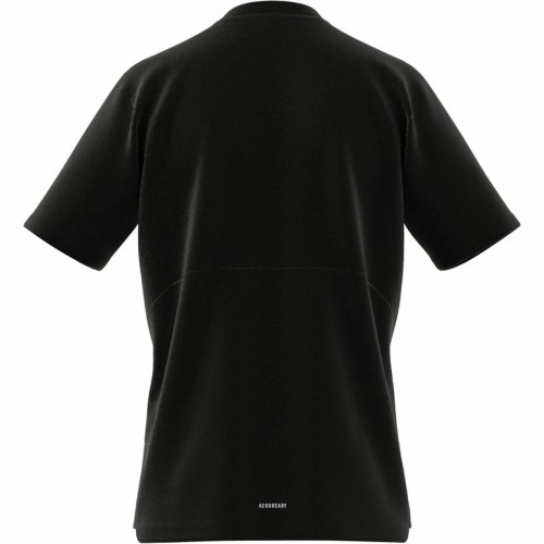 T-shirt med kortärm Herr Adidas Aeroready Svart