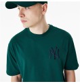 T-shirt med kortärm Herr New Era League Essentials New York Yankees Mörkgrön