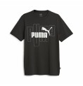 T-shirt med kortärm Herr Puma Graphiccs No. 1 Logo