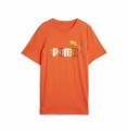 Barn T-shirt med kortärm Puma Ess+ Futureverse Orange