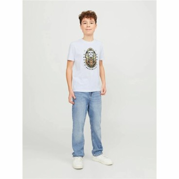 Barn T-shirt med kortärm Jack & Jones Jorheavens Vit