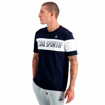 T-shirt med kortärm Unisex Le coq sportif BAT SS N°2 Marinblå