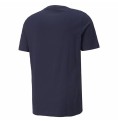 T-shirt med kortärm Unisex Puma Italia FIGC Mörkblå