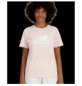 T-shirt med kortärm Dam New Balance ESSENJERSEY LOGO WT41502 OUK Rosa