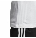 T-shirt med kortärm Herr Adidas 3 Stripes Vit