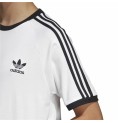 T-shirt med kortärm Herr Adidas 3 Stripes Vit