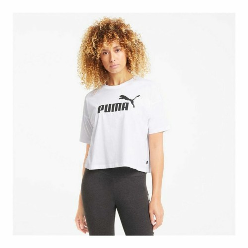 T-shirt med kortärm Dam Puma Vit L