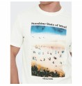 T-shirt med kortärm Herr Only & Sons Onskolton Reg Beach Vit