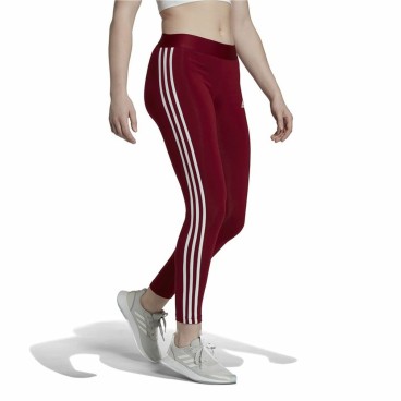 Långa träningsbyxor Adidas Loungewear Bordeaux Kvinna