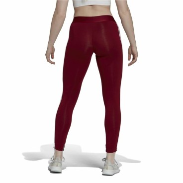 Långa träningsbyxor Adidas Loungewear Bordeaux Kvinna