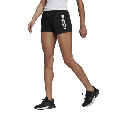 Sportshorts för kvinnor Adidas Essentials Slim Svart