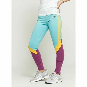 Sport-leggings, Dam Adidas  High-Waisted Aquamarine