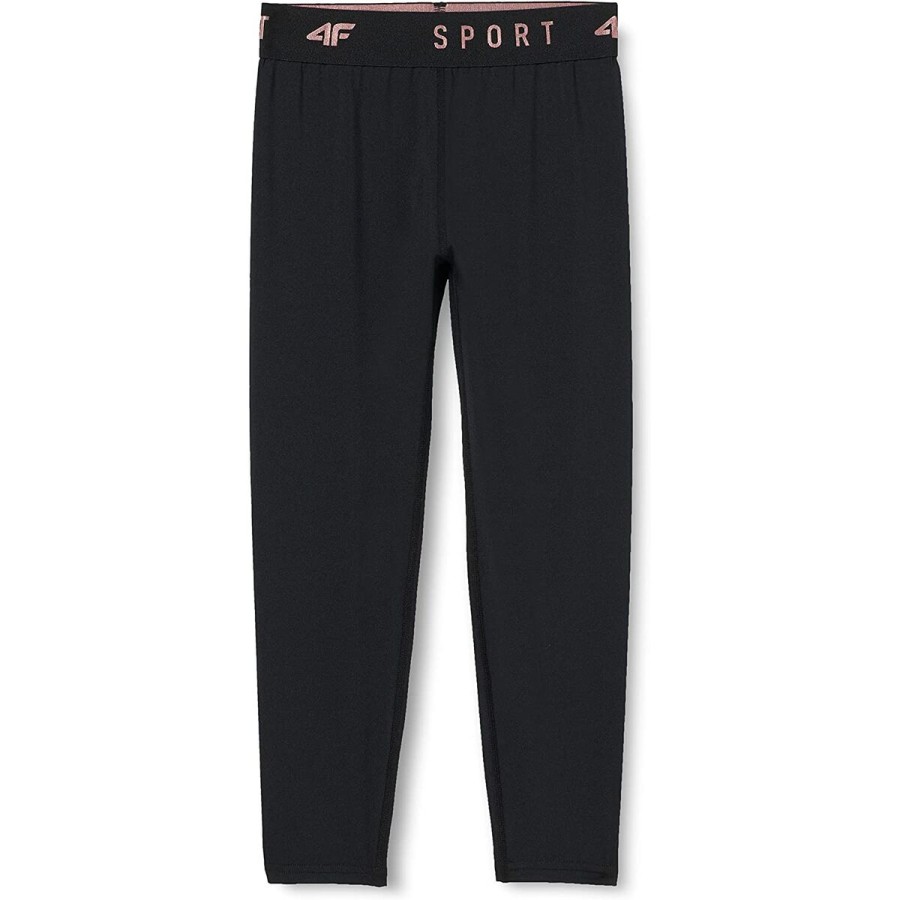 Sport-leggings, Barn 4F Svart