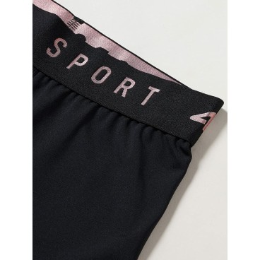 Sport-leggings, Barn 4F Svart