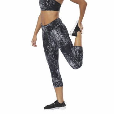 Sport-leggings, Dam Reebok Lux 3/4 Svart