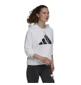 Tröja med huva Dam Adidas Sportswear Future Icons Vit