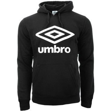 Tröja med huva Unisex Umbro  LOGO OH Svart