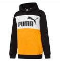 Tröja med huva Unisex Puma Essentials+ Colourblock Gul