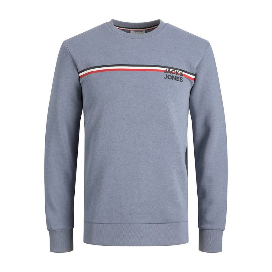 Träningsoverall barn Jack & Jones JJATLAS CREW NECK JNR 12232669 Blå