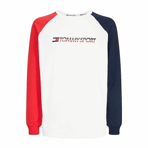 Tröja utan huva Herr Tommy Hilfiger Knit Crew Vit