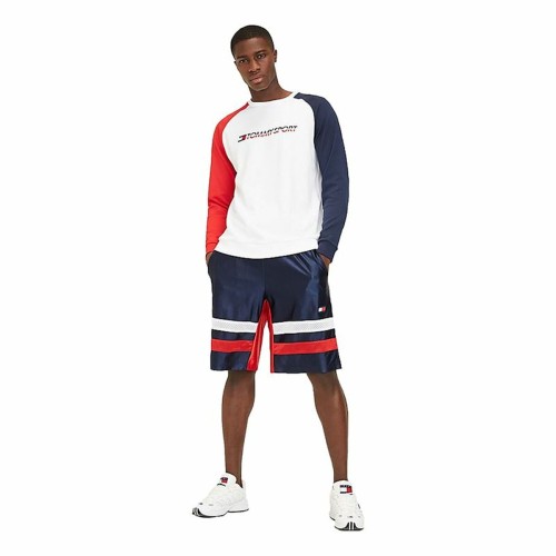 Tröja utan huva Herr Tommy Hilfiger Knit Crew Vit