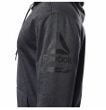 Tröja med huva Dam Reebok Ready Poly Fleece Mörkgrå