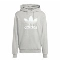 Tröja med huva Herr Adidas TREFOIL HOODY IA4884 Grå