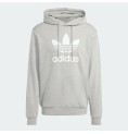 Tröja med huva Herr Adidas TREFOIL HOODY IA4884 Grå