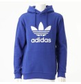 Tröja med huva Herr Adidas TREFOIL HOODY IA4884 Blå