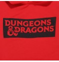 Tröja med huva Barn Dungeons & Dragons Logo Röd