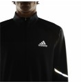 Tröja utan huva Herr Adidas Fast 1/2 Zip Svart