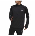 Tröja utan huva Herr Adidas Fast 1/2 Zip Svart