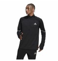 Tröja utan huva Herr Adidas Fast 1/2 Zip Svart