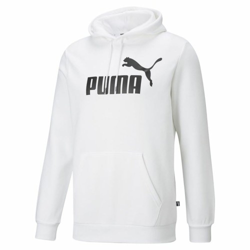 Tröja med huva Herr Puma Ess Big Logo Vit