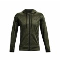 Träningsjacka Herr Under Armour Fleece FZ Oliv