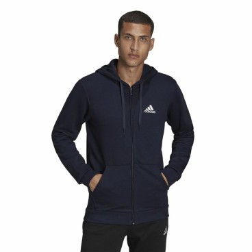 Träningsjacka Herr Adidas  Essentials French Terry Big Mörkblå