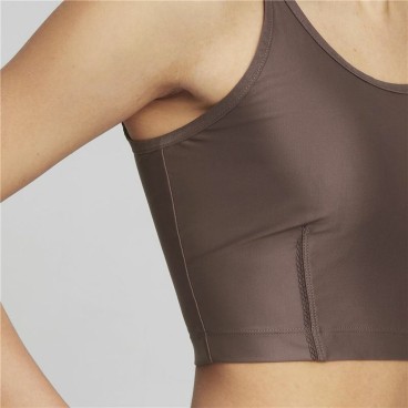 Sport-topp, Dam Puma Studio Ultrabare Strappy Brun