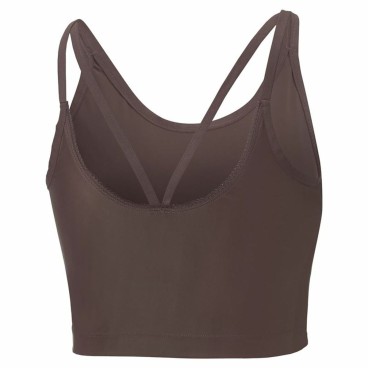 Sport-topp, Dam Puma Studio Ultrabare Strappy Brun