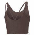 Sport-topp, Dam Puma Studio Ultrabare Strappy Brun