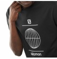 T-shirt med kortärm Herr Salomon Outlife Svart